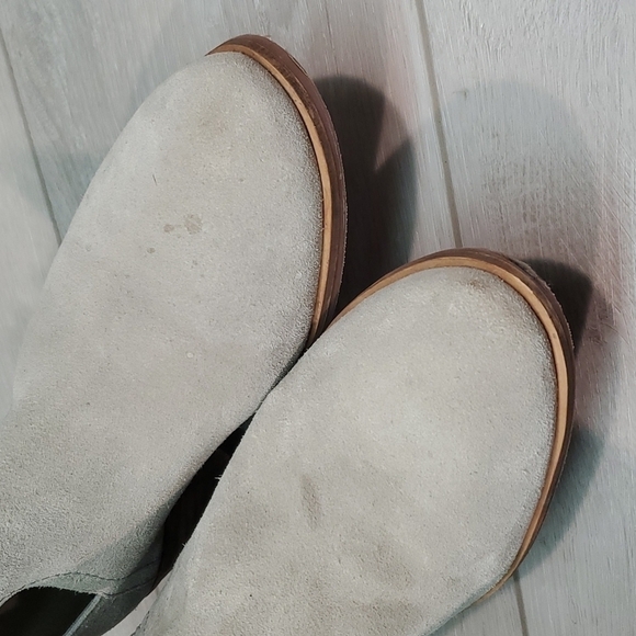 Coconuts By Matisse Women Pronto Ankle Suede Heels boots sz 6M - Picture 5 of 16